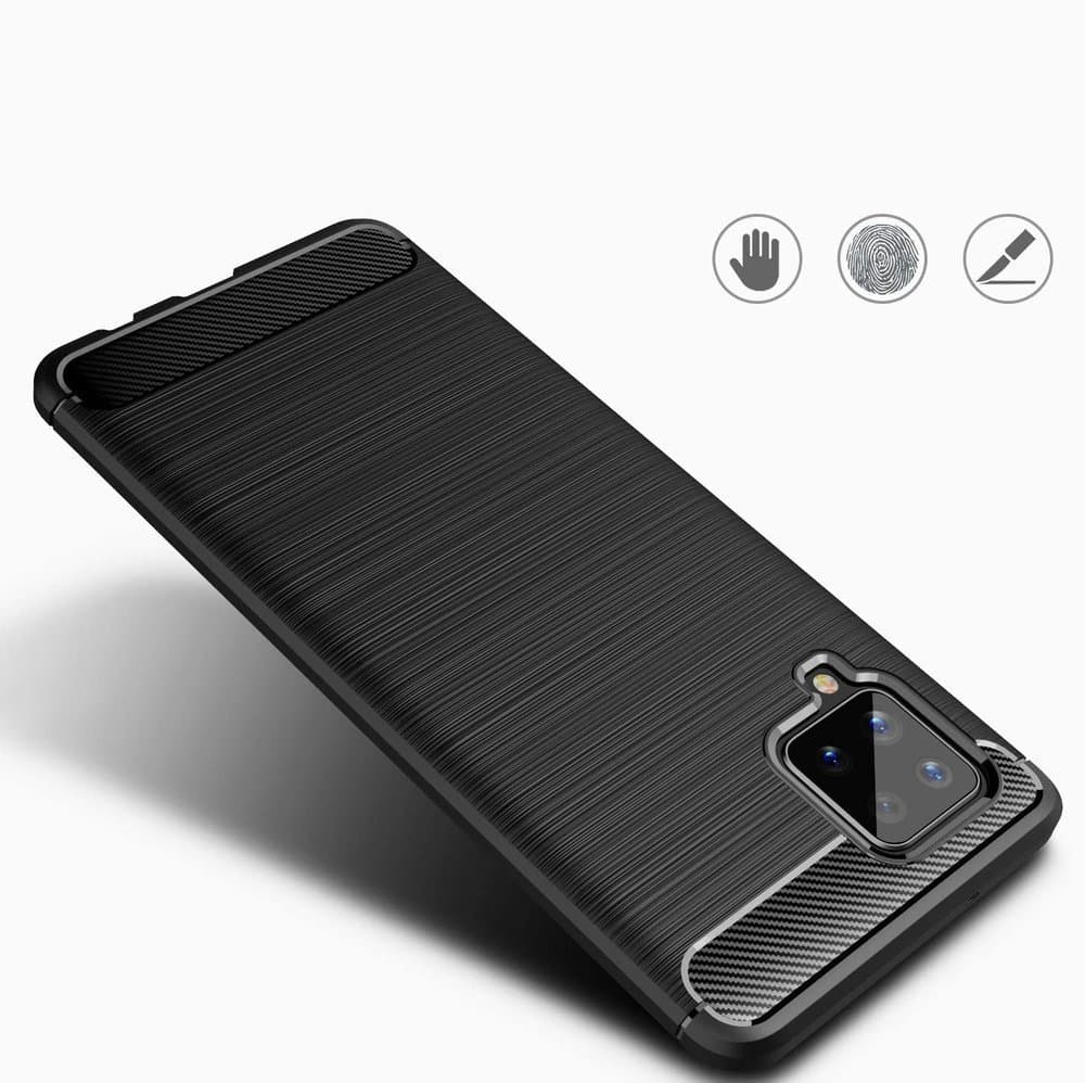 Karbonski ovitek, fleksibilna maska za Samsung Galaxy A42 5G