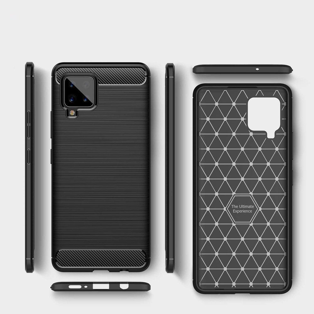 Karbonski ovitek, fleksibilna maska za Samsung Galaxy A42 5G