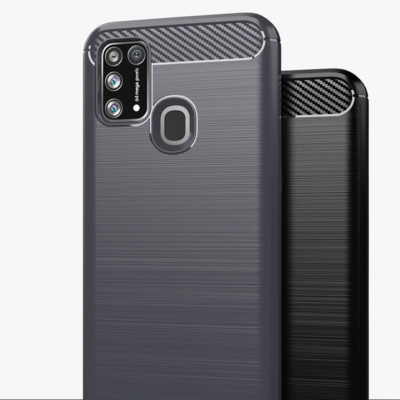 Karbonski ovitek, fleksibilna TPU torbica za Samsung Galaxy M30s / Galaxy M21