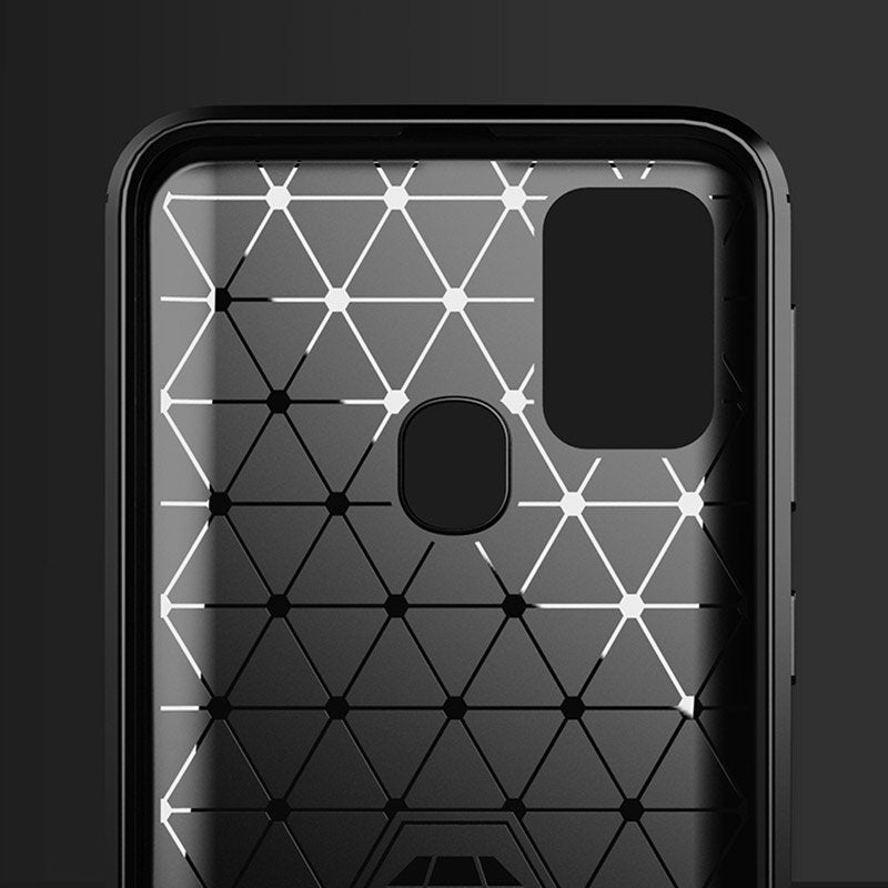 Karbonski ovitek, fleksibilna TPU torbica za Samsung Galaxy M30s / Galaxy M21
