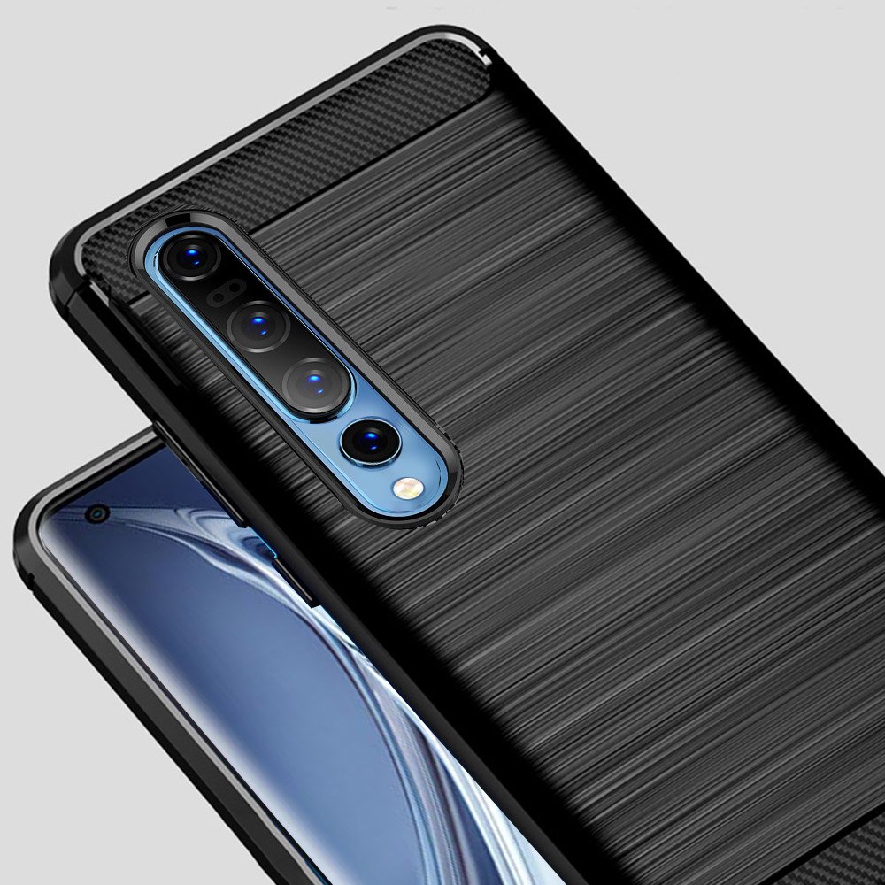 Karbonski ovitek fleksibilna maska za Xiaomi Mi 10 Pro / Xiaomi Mi 10