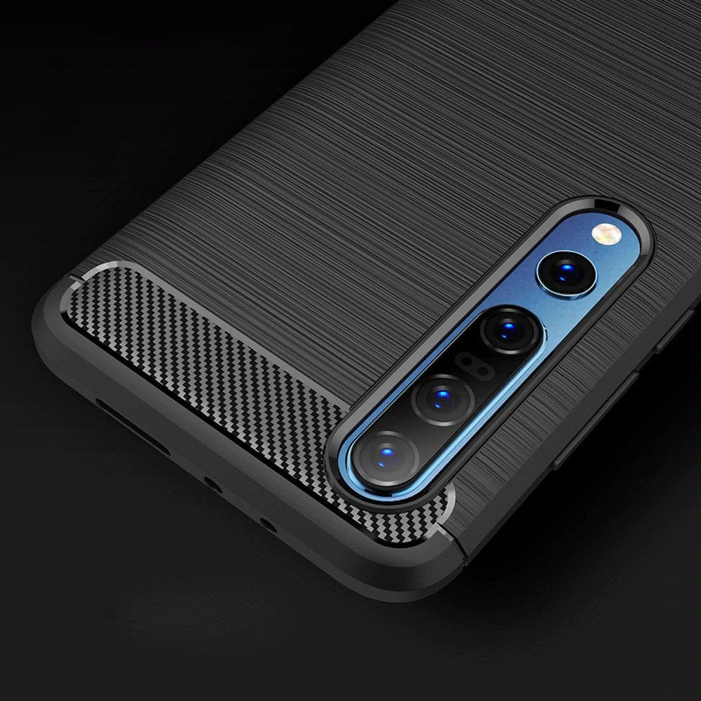 Karbonski ovitek fleksibilna maska za Xiaomi Mi 10 Pro / Xiaomi Mi 10
