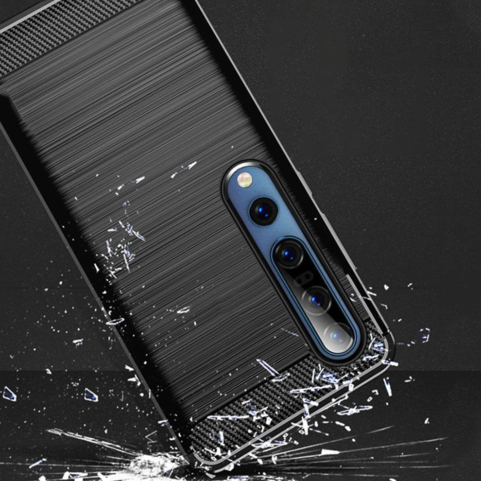 Karbonski ovitek fleksibilna maska za Xiaomi Mi 10 Pro / Xiaomi Mi 10