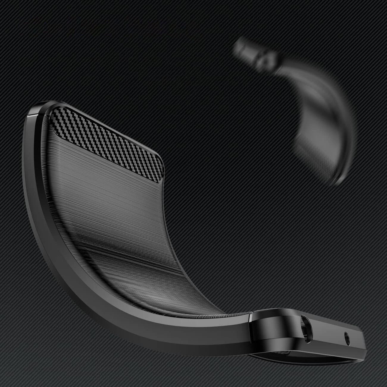 Ovitek CARBON Case za XIAOMI Redmi 12C črn