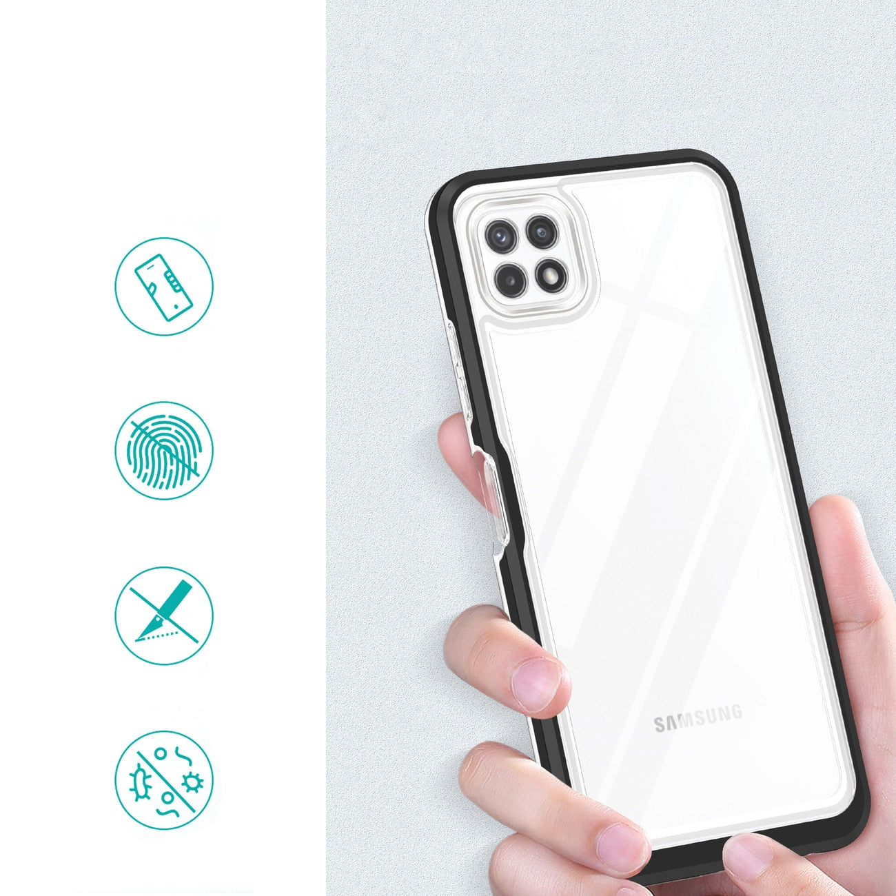 Prozirna futrola Hybrid Armor za Samsung Galaxy A22 5G