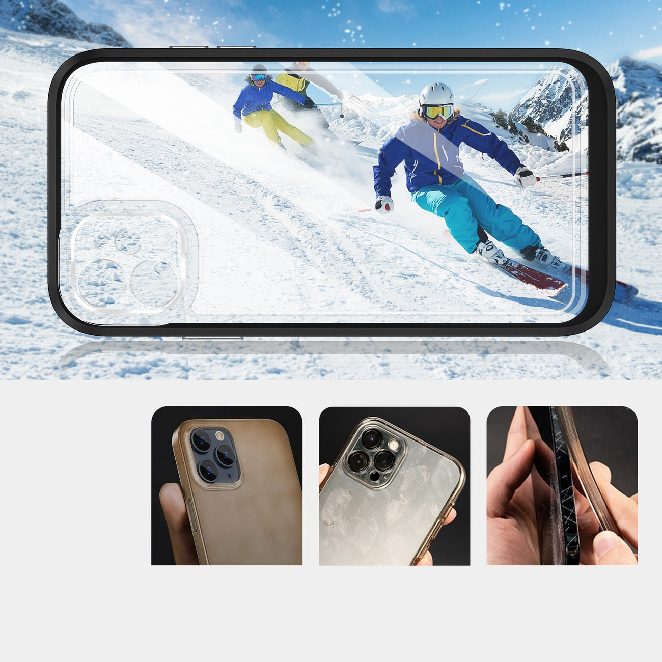 Prozoren ovitek Hybrid Armor za iPhone 11