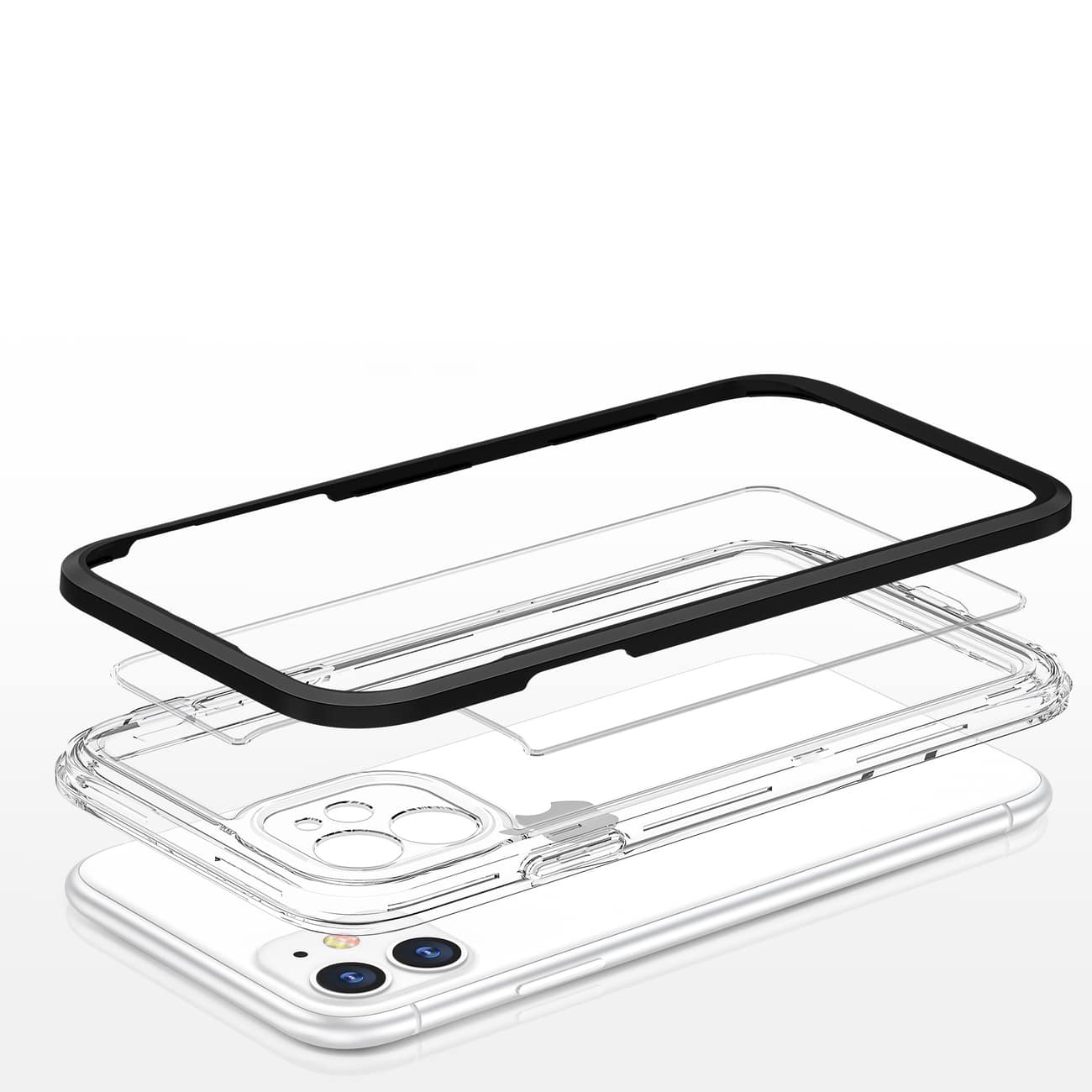 Prozoren ovitek Hybrid Armor za iPhone 11