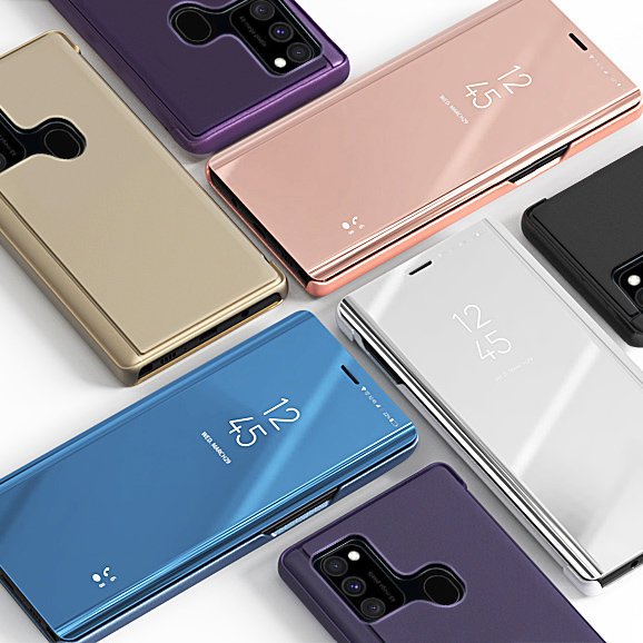 Preklopna torbica Clear View za Samsung Galaxy A12