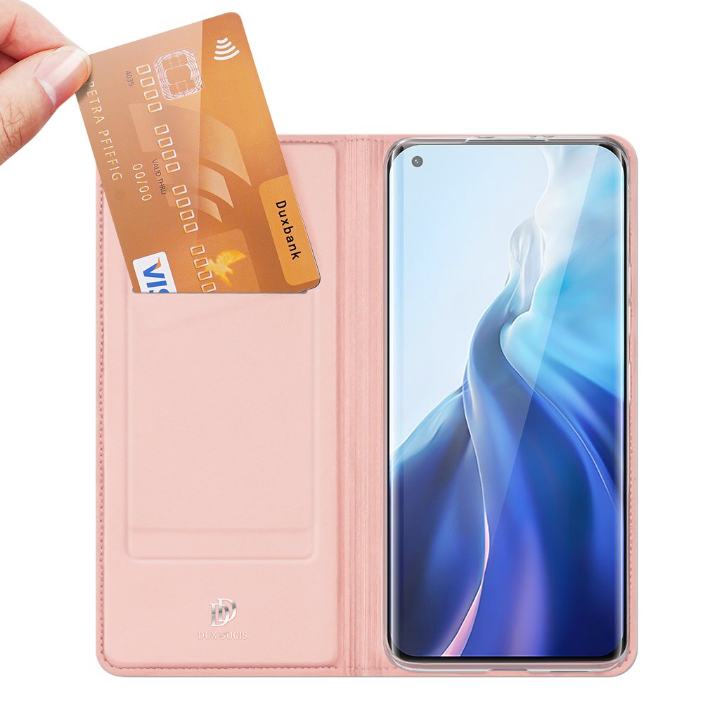 DUX DUCIS Skin Pro preklopna torbica za Xiaomi Mi 11 roza
