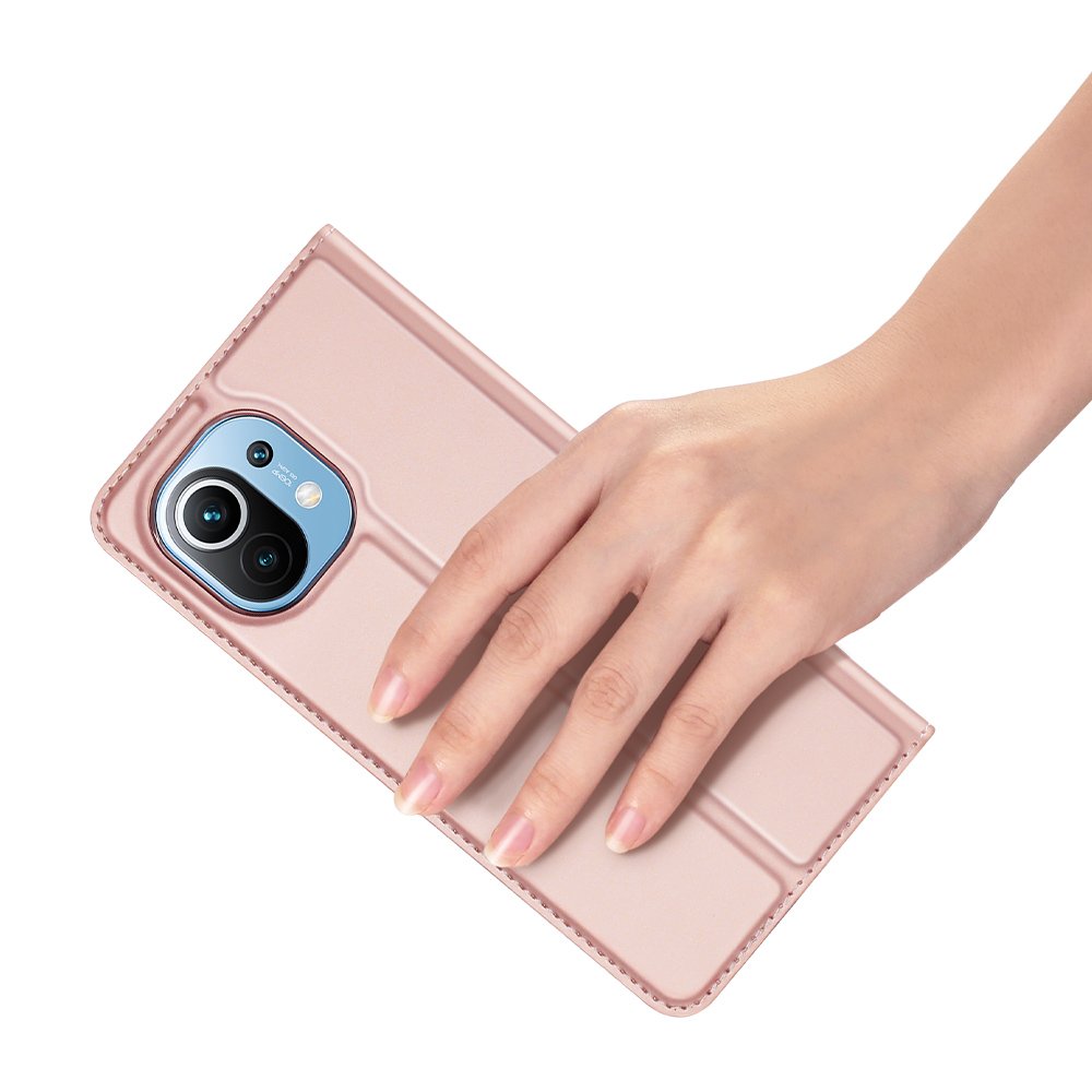 DUX DUCIS Skin Pro preklopna torbica za Xiaomi Mi 11 roza