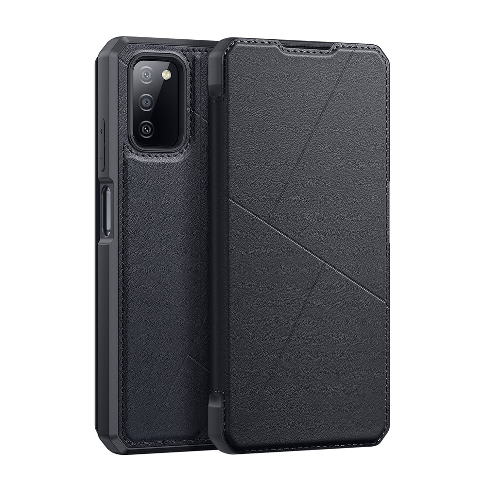 DUX DUCIS Skin X preklopna torbica za Samsung Galaxy A03s, črna
