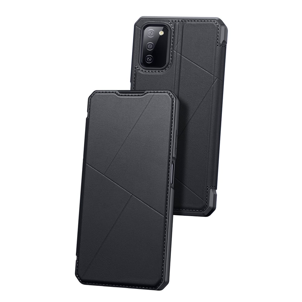 DUX DUCIS Skin X preklopna torbica za Samsung Galaxy A03s, črna