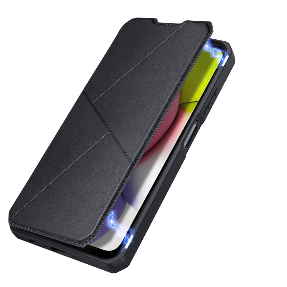 DUX DUCIS Skin X preklopna torbica za Samsung Galaxy A03s, črna