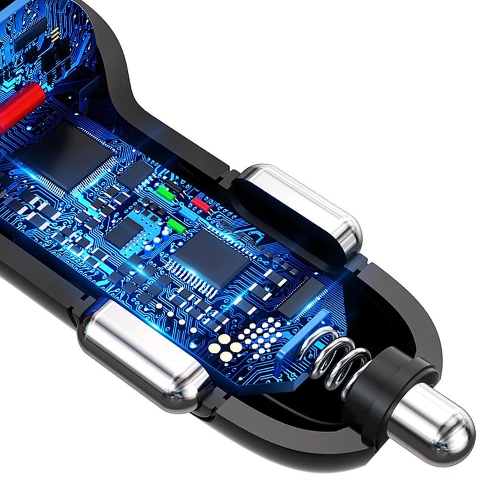 Dudao avtopolnilec Quick Charge 3.0 18W 3x USB