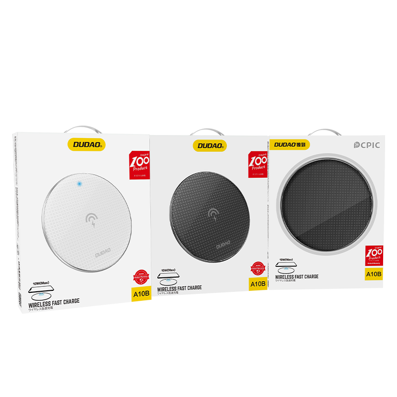 Brezžični polnilec Qi 10 W ultra tanek DUDAO