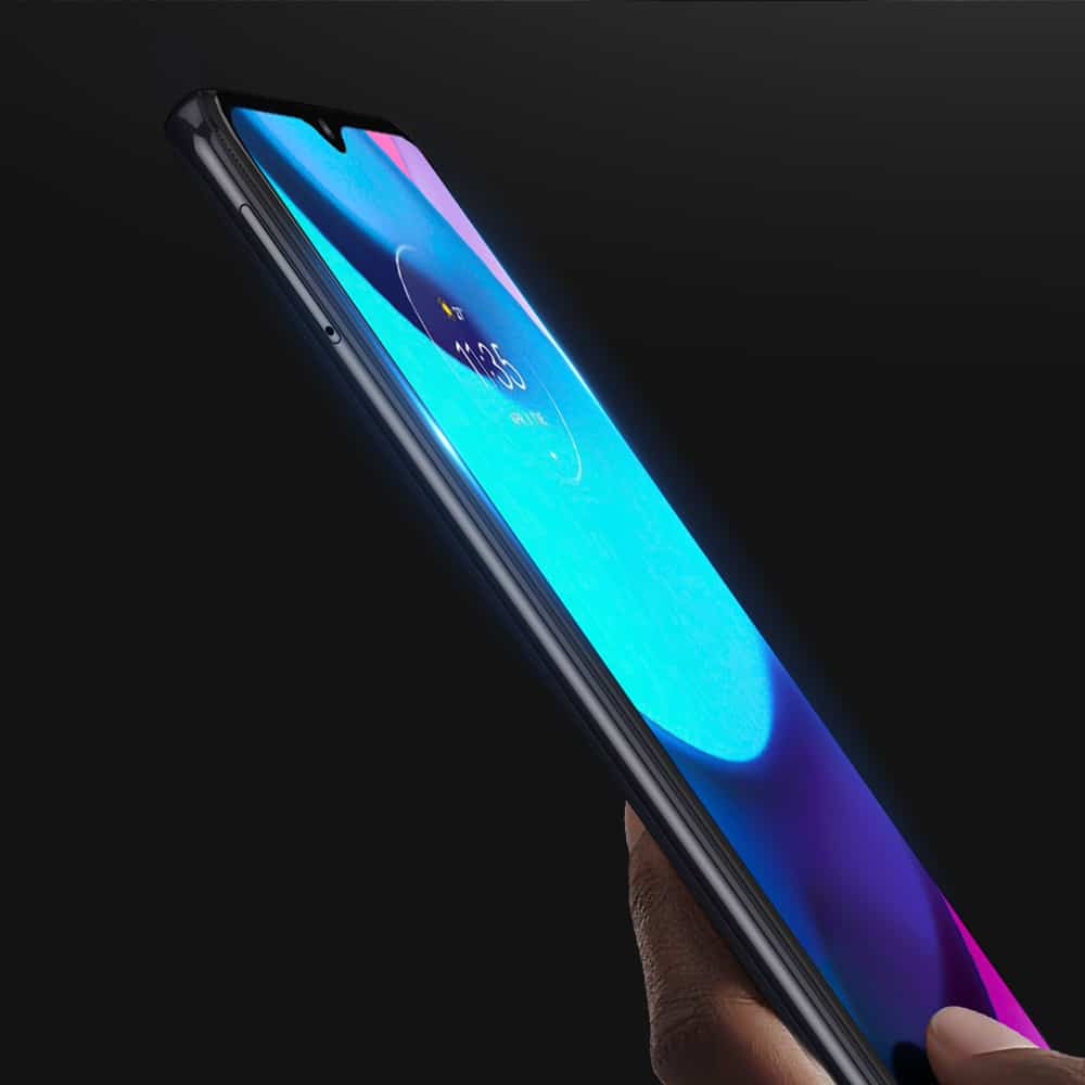 Dux Ducis 10D Tempered Glass 9H kaljeno steklo za celoten zaslon z okvirjem Motorola Moto E20 črna
