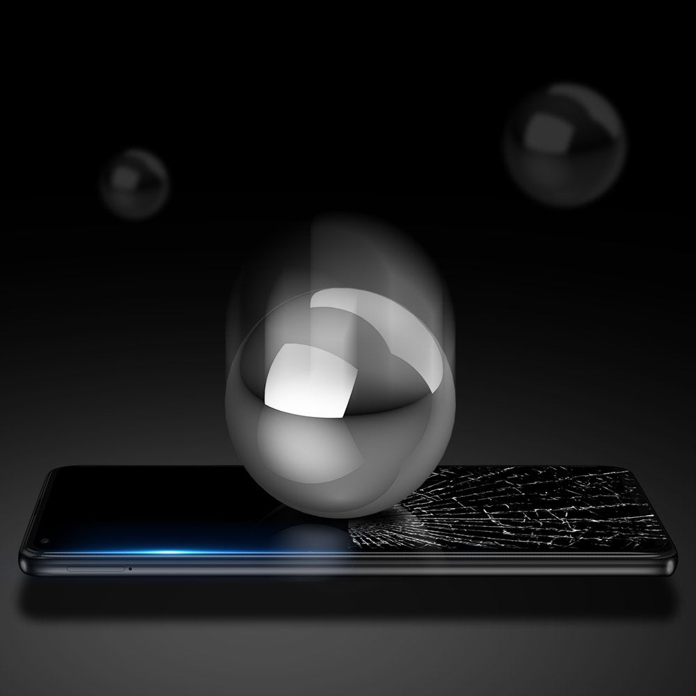 Dux Ducis 10D Zaščitno steklo iz kaljenega stekla, polna pokritost z okvirjem za Realme 8 Pro / Realme 8
