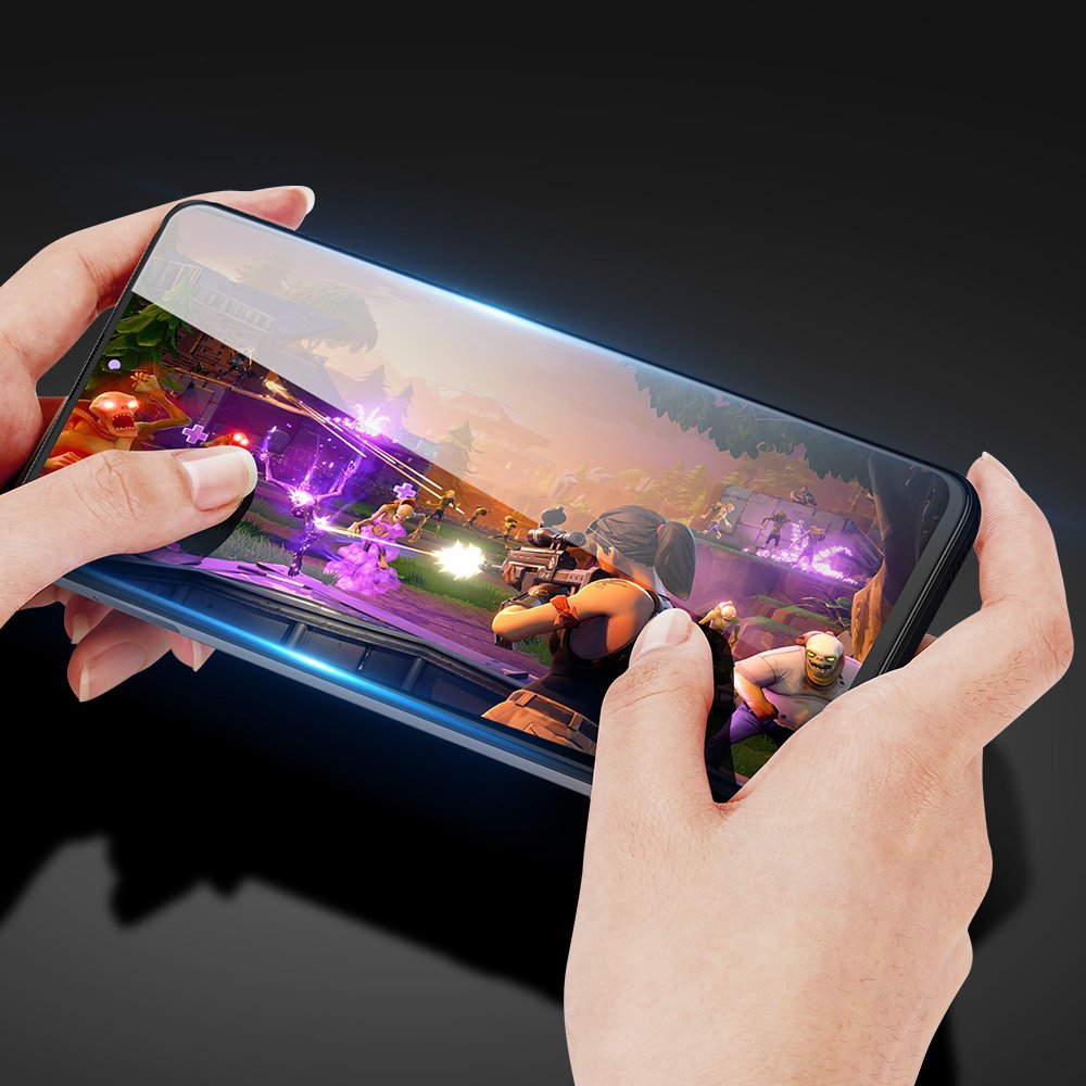 Dux Ducis 10D Kaljeno steklo 9H za cel zaslon z okvirjem za Samsung Galaxy A02s
