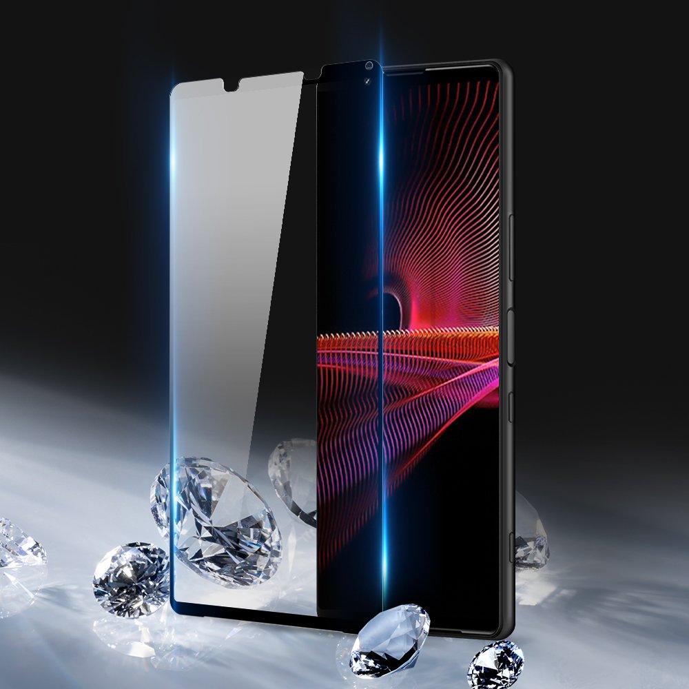 Dux Ducis 10D Zaščitno ohišje iz kaljenega stekla, popolna pokritost z okvirjem za Sony Xperia 1 III
