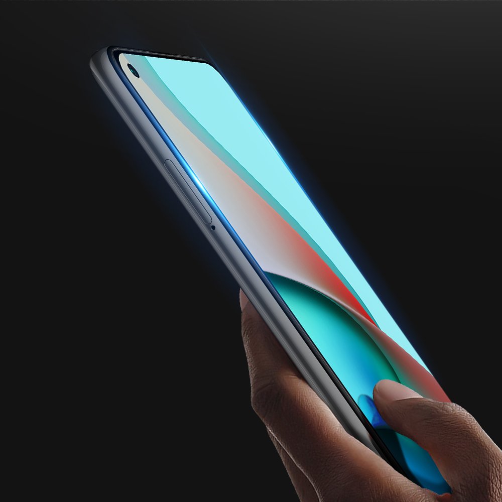 Dux Ducis 10D Kaljeno steklo 9H za cel zaslon z okvirjem za Xiaomi Redmi Note 9 5G / Redmi Note 9 T 5G