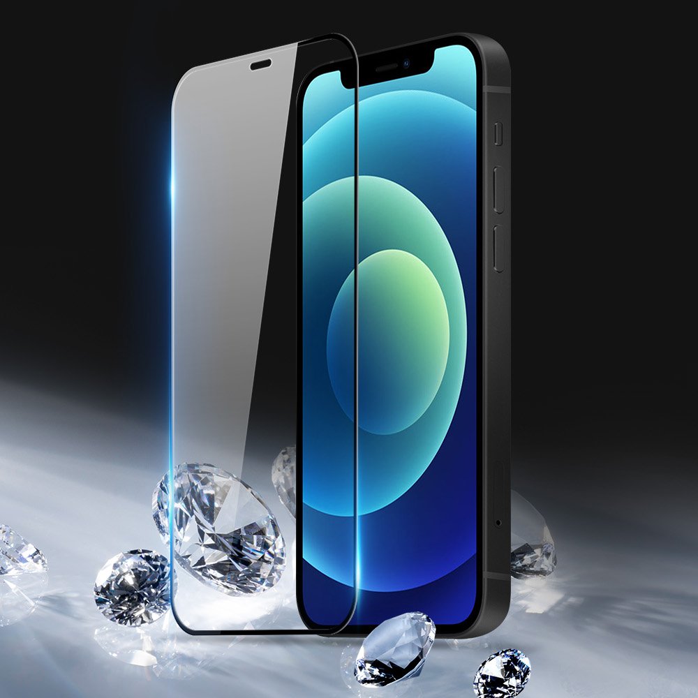 Dux Ducis 10D kaljeno steklo, vzdržljivo kaljeno steklo 9H za celoten zaslon z okvirjem za iPhone 12 mini