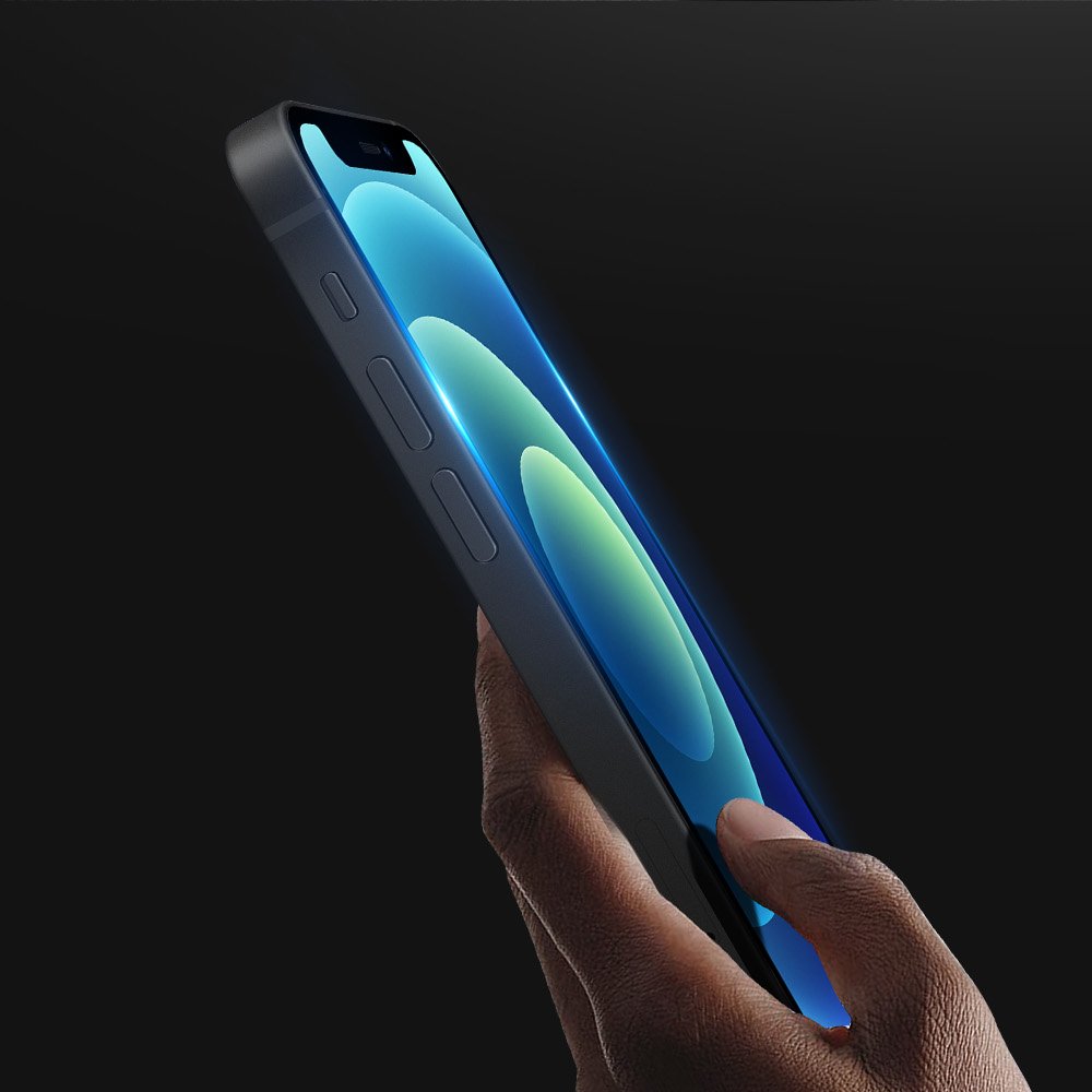 Dux Ducis 10D kaljeno steklo, vzdržljivo kaljeno steklo 9H za celoten zaslon z okvirjem za iPhone 12 mini