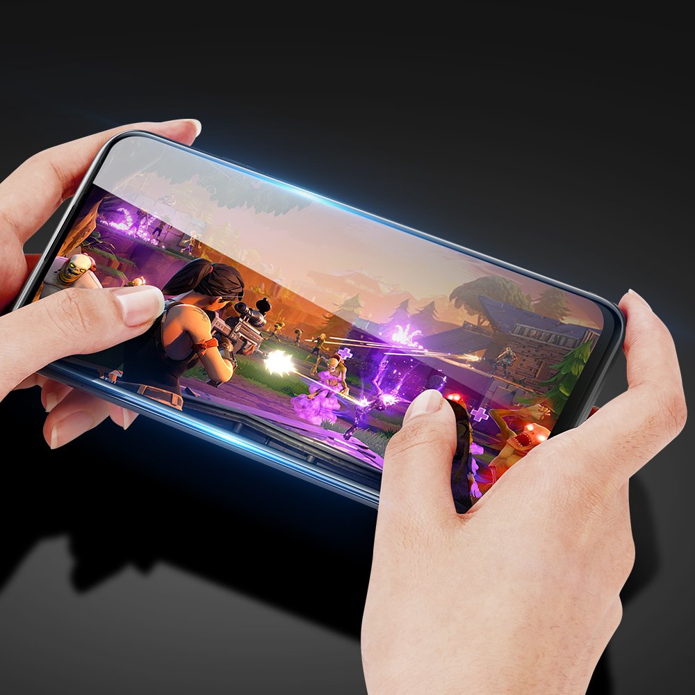 Dux Ducis 9D zaščitno steklo iz kaljenega stekla polna pokritost z okvirjem za Huawei P40 Lite E