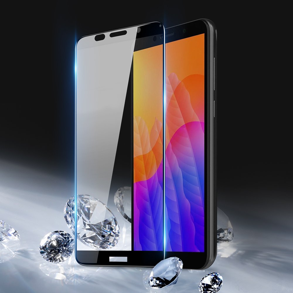 Dux Ducis 9D zaščitno steklo, polna pokritost z okvirjem za Huawei Y5p / Honor 9S