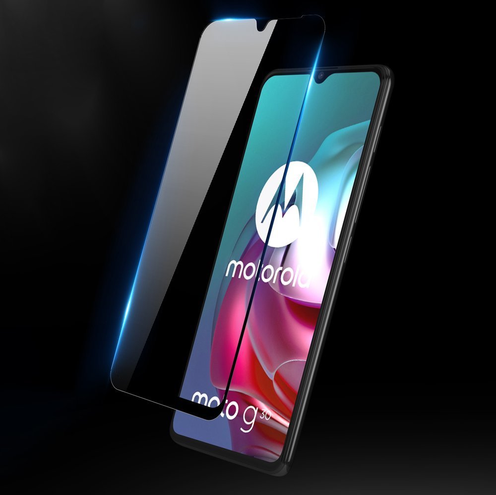 Dux Ducis 9D zaščitno steklo, polna pokritost z okvirjem za Motorola Moto G10 / Moto G20 / Moto G30