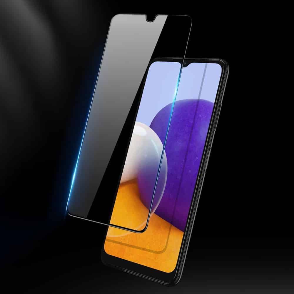 Dux Ducis 9D kaljeno steklo s polno prekrivnostjo in okvirjem za Samsung Galaxy A22 4G