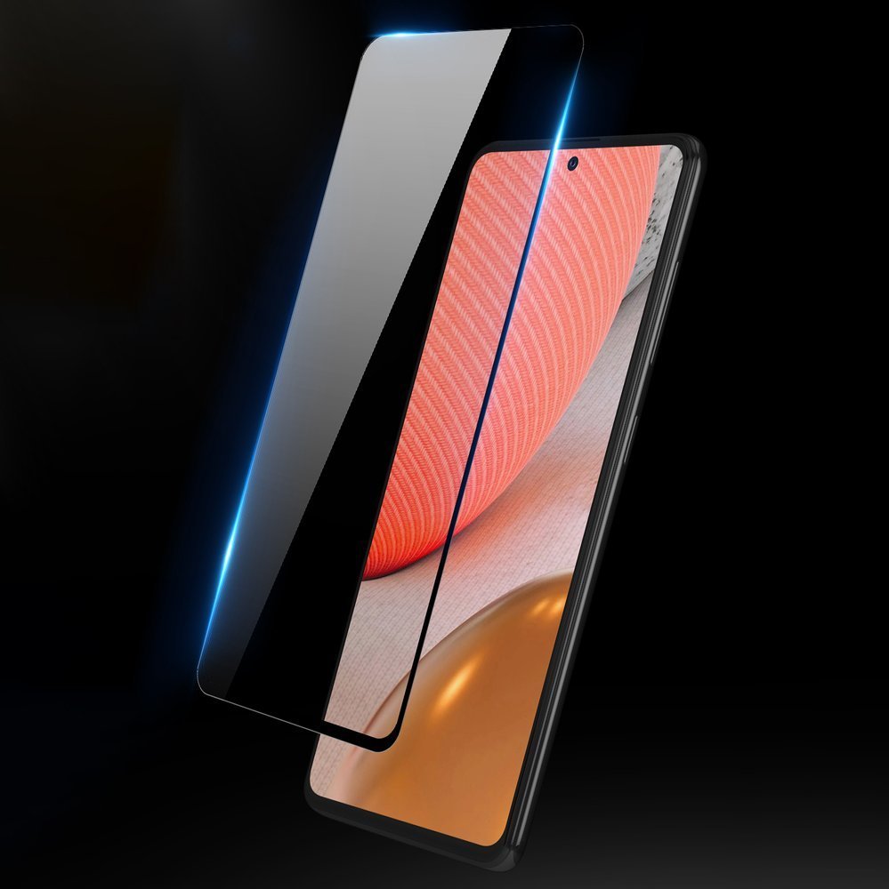 Dux Ducis 9D zaščitno kaljeno steklo s polno pokritostjo in okvirjem za Samsung Galaxy A72 4G/5G