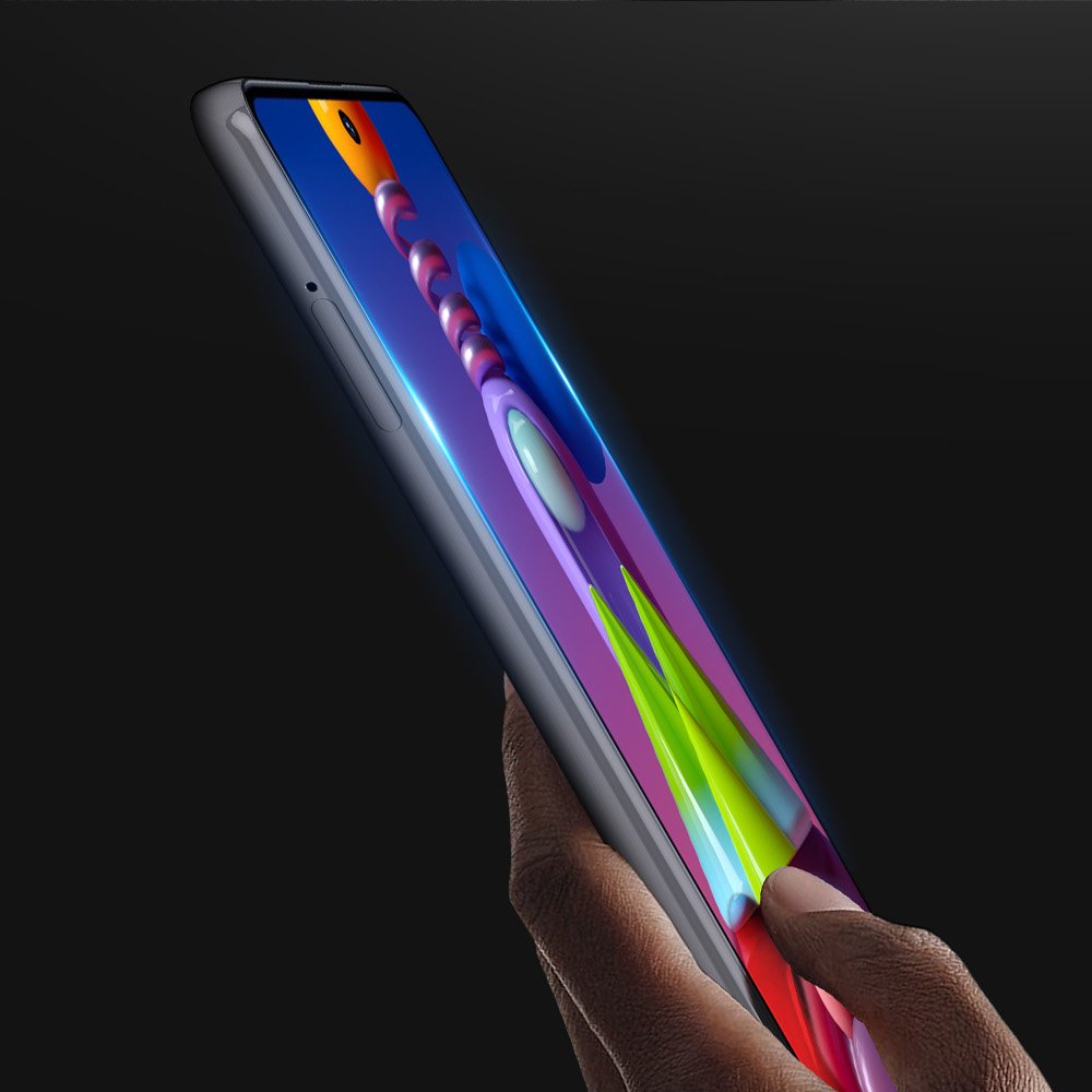 Dux Ducis 9D zaščitno steklo s polno pokritostjo z okvirjem za Samsung Galaxy M51