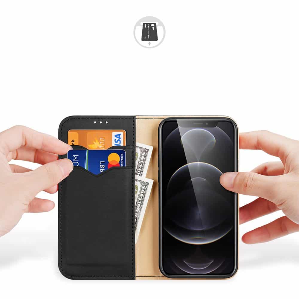 Dux Ducis Hivo etui za telefon iz pravega usnja za iPhone 13 Pro Max