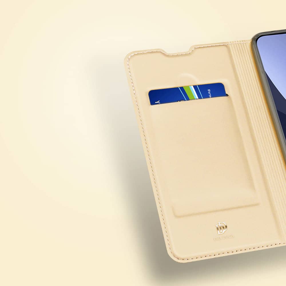DUX DUCIS SKIN PRO PREKLOPNA TORBICA ZA XIAOMI 12/12X ZLATA