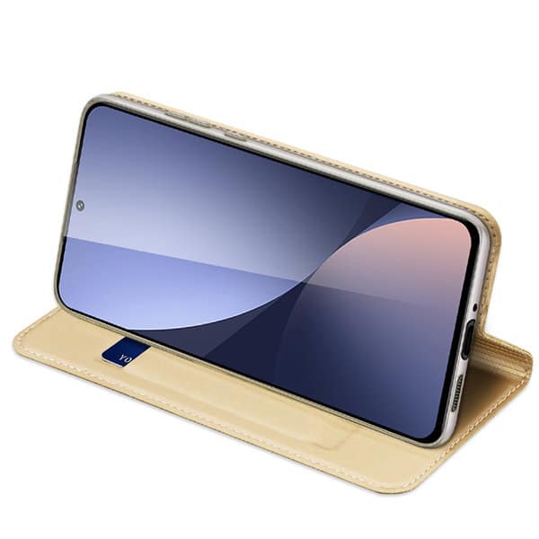DUX DUCIS SKIN PRO PREKLOPNA TORBICA ZA XIAOMI 12/12X ZLATA