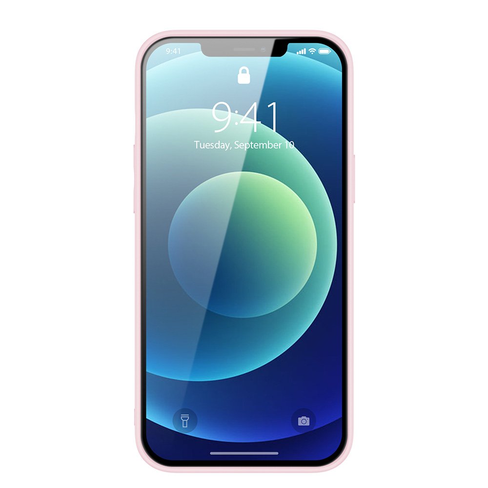 Dux Ducis Yolo eleganten ovitek iz mehkega TPU in PU usnja za iPhone 12 roza barve