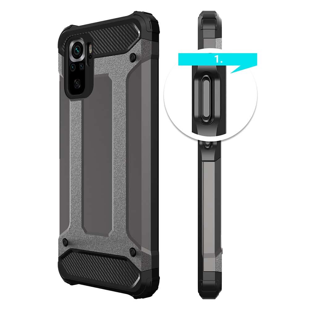 Hybrid Armor čvrst in vzdržljiv ovitek za Xiaomi Redmi Note 10 / Redmi Note 10S