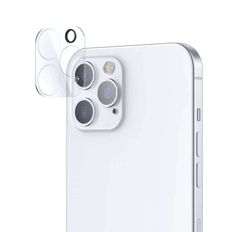 Joyroom Mirror Series zaščitno steklo za kamero iz kaljenega stekla za iPhone 12 Pro Max, prozorno