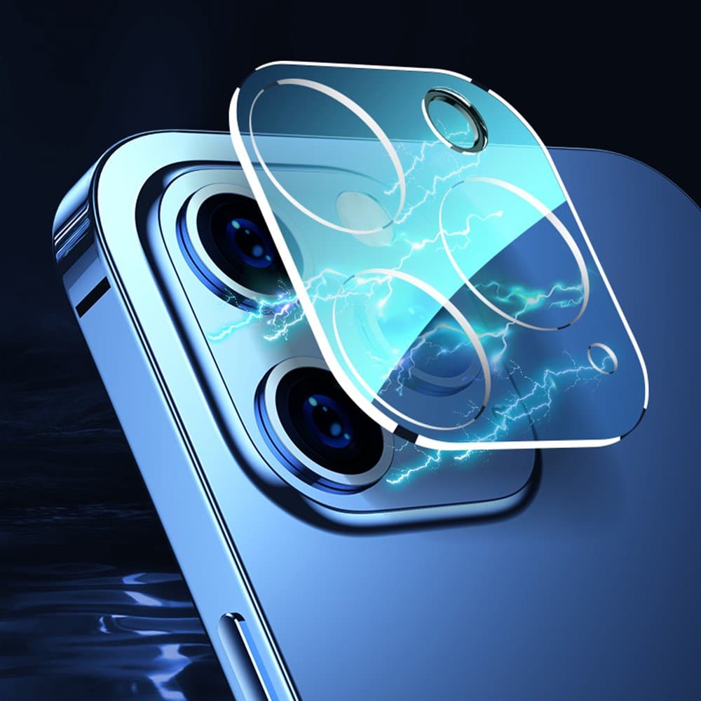 Joyroom Mirror Series zaščitno steklo za kamero iz kaljenega stekla za iPhone 12 Pro Max, prozorno