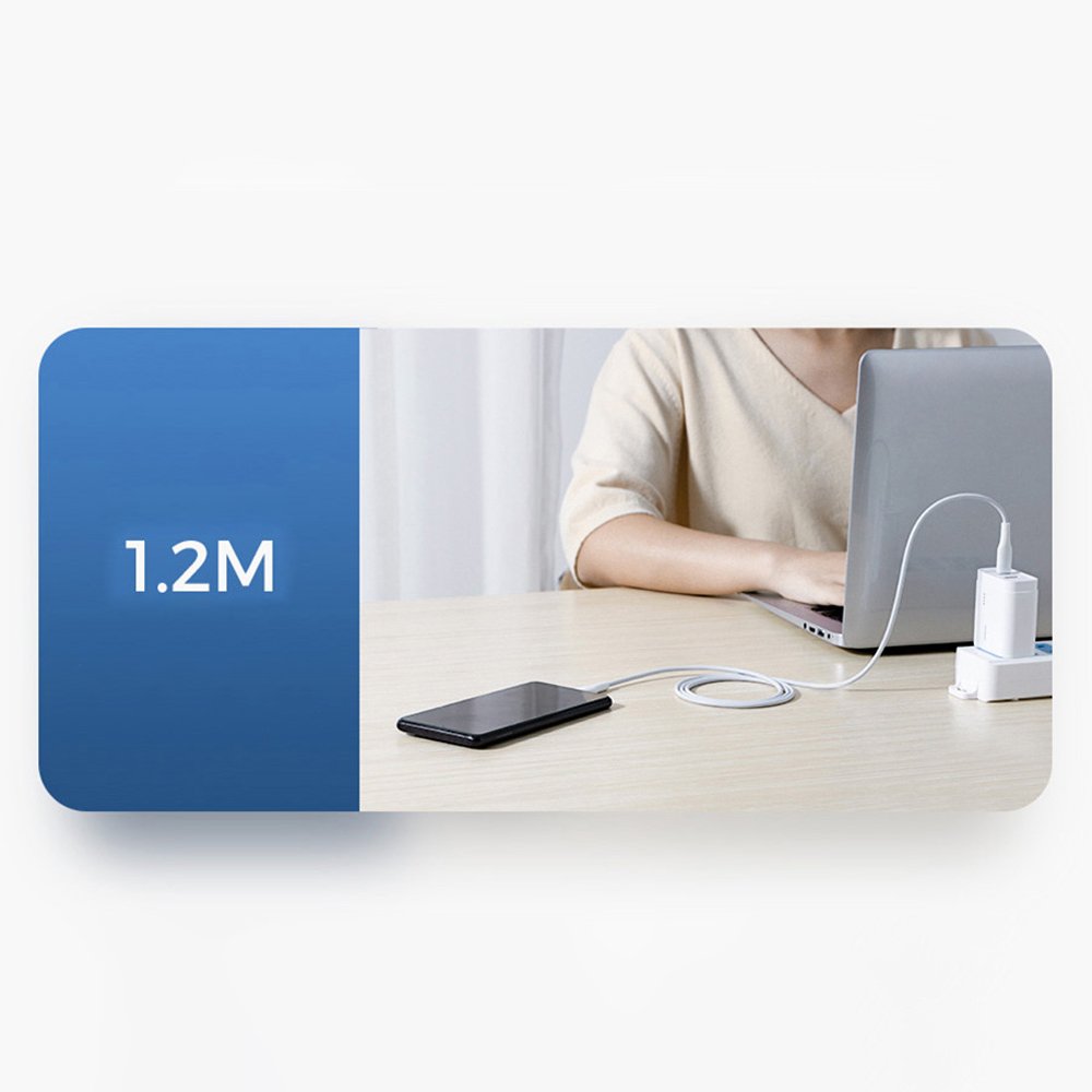 Joyroom USB Type-C – USB Type-C kabel Quick Charge Power Delivery 3 A 60 W 120 cm