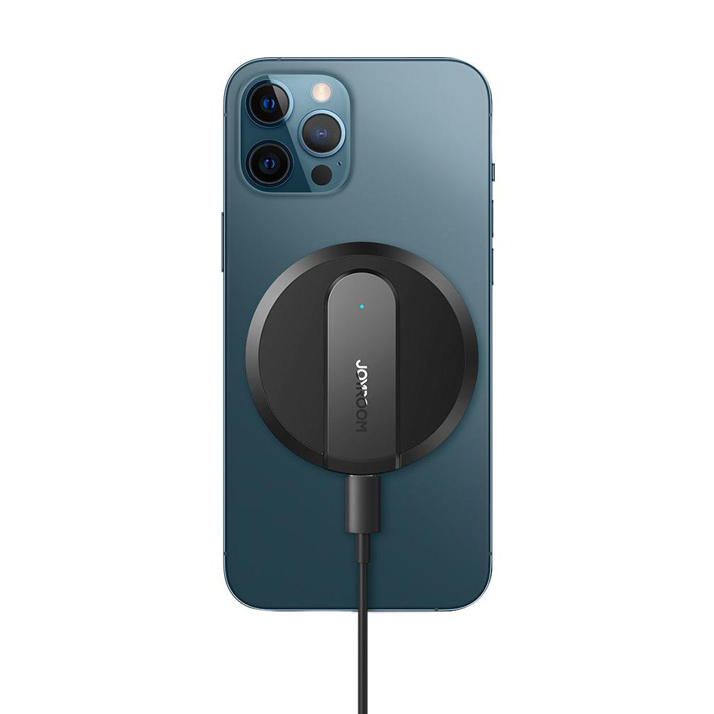 Joyroom brezžični polnilec Qi 15 W za iPhone (združljiv z MagSafe) + USB kabel tipa C