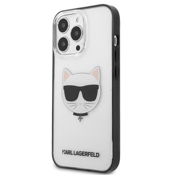 Karl Lagerfeld ovitek za iPhone 13 Pro Transparent Iconic Choupette