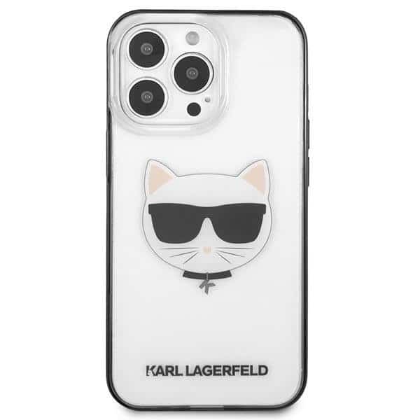 Karl Lagerfeld ovitek za iPhone 13 Pro Transparent Iconic Choupette