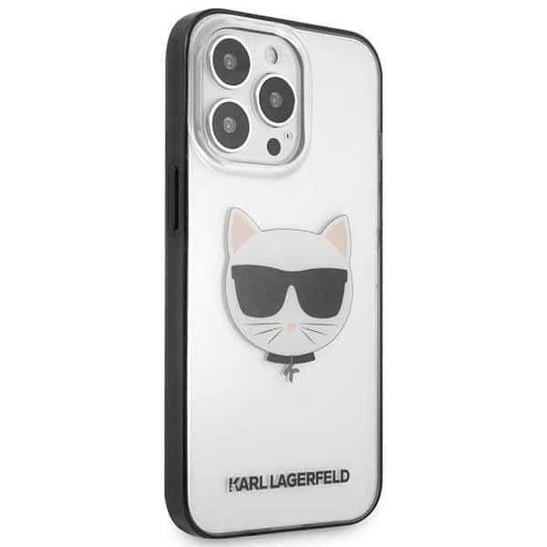 Karl Lagerfeld ovitek za iPhone 13 Pro Transparent Iconic Choupette