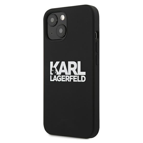 Karl Lagerfeld originalni silikonski ovitek Stack Logo za iPhone 13 mini