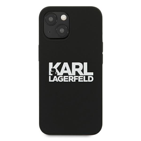 Karl Lagerfeld originalni silikonski ovitek Stack Logo za iPhone 13 mini