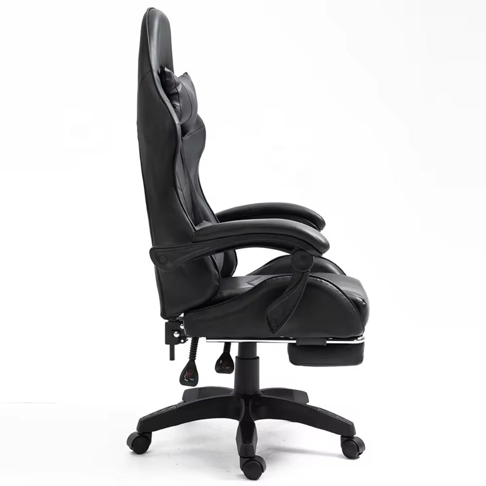 Gaming stolica sa osloncem za noge LE TOY – crna
