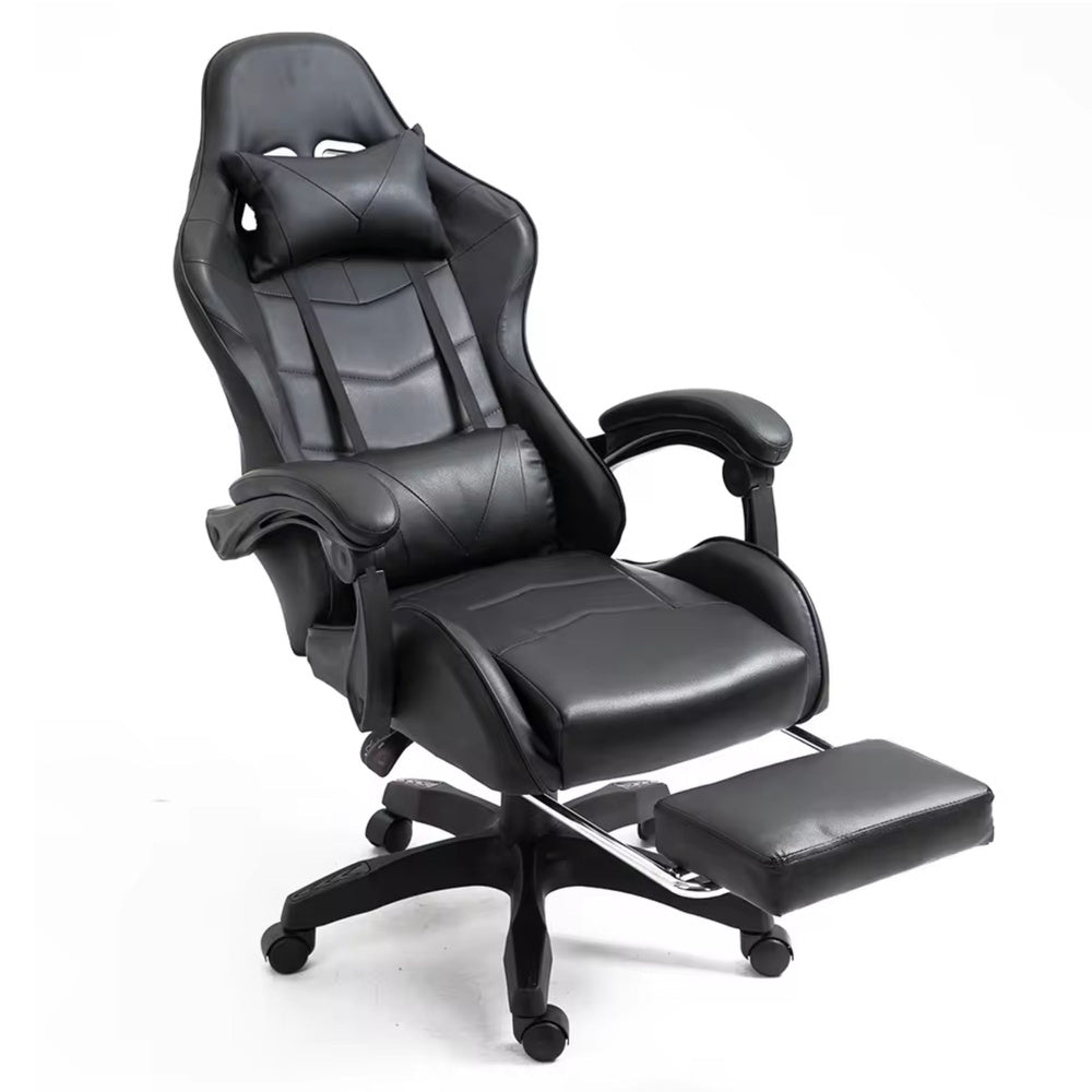 Gaming stolica sa osloncem za noge LE TOY – crna