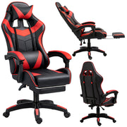 Gaming stolica sa osloncem za noge LE TOY – crvena