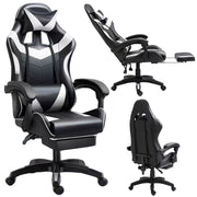 Gaming stolica sa osloncem za noge LE TOY – bijela
